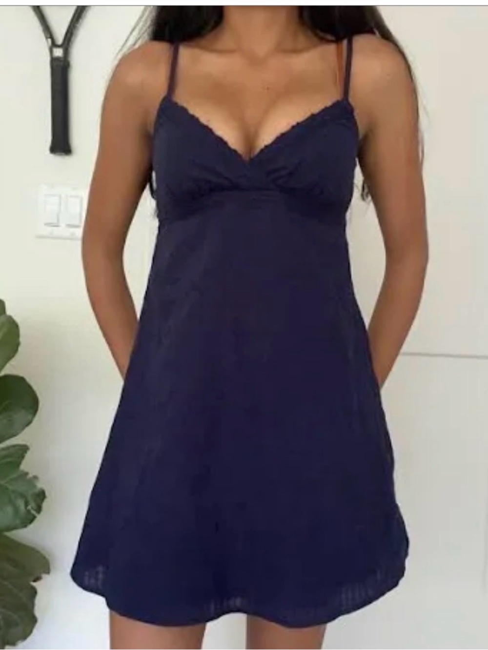 🆕 NWT! Wild Fable Navy Spaghetti Strap A-Line Slip Dress